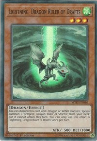 Lightning, Dragon Ruler of Drafts [MYFI-EN046] Super Rare | Mindsight Gaming