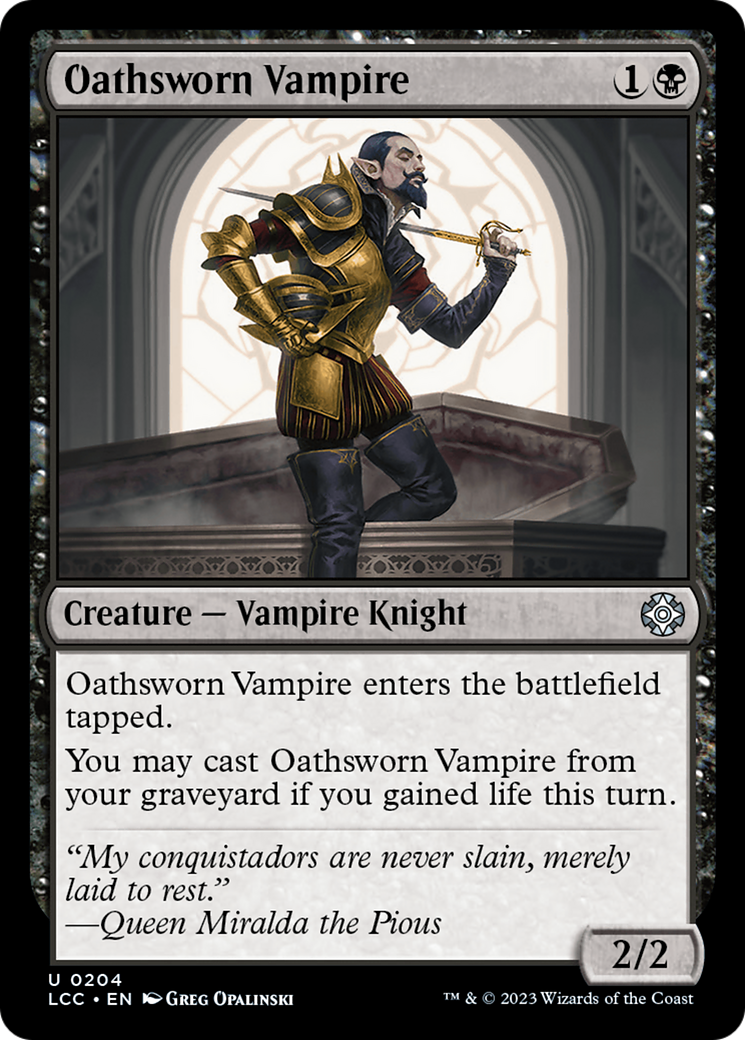 Oathsworn Vampire [The Lost Caverns of Ixalan Commander] | Mindsight Gaming