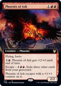 Phoenix of Ash (Extended Art) [Theros Beyond Death] | Mindsight Gaming