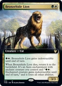 Bronzehide Lion (Extended Art) [Theros Beyond Death] | Mindsight Gaming