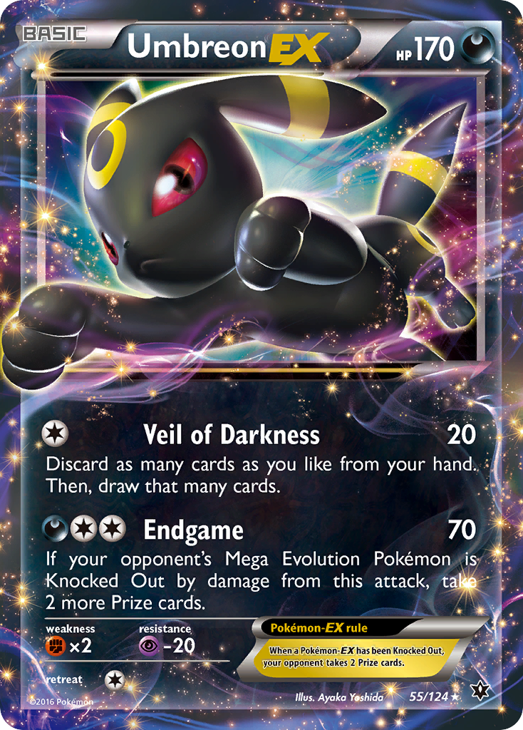 Umbreon EX (55/124) [XY: Fates Collide] | Mindsight Gaming