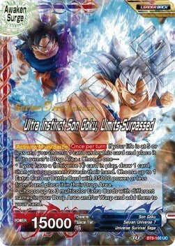 Son Goku // Ultra Instinct Son Goku, Limits Surpassed (Universal Onslaught) [BT9-100] | Mindsight Gaming