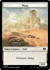 Wall // Kor Ally Double-Sided Token [Commander Masters Tokens] | Mindsight Gaming