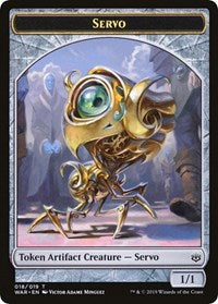 Servo // Dragon Double-sided Token (Challenger 2020) [Unique and Miscellaneous Promos] | Mindsight Gaming