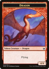 Dragon // Spirit Double-sided Token (Challenger 2020) [Unique and Miscellaneous Promos] | Mindsight Gaming