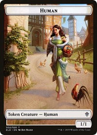 Human Double-sided Token (Challenger 2020) [Unique and Miscellaneous Promos] | Mindsight Gaming