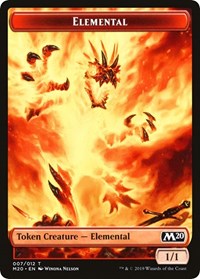 Elemental // Satyr Double-sided Token (Challenger 2020) [Unique and Miscellaneous Promos] | Mindsight Gaming