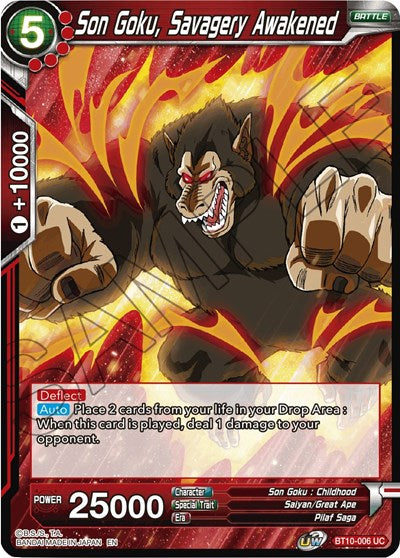 Son Goku, Savagery Awakened [BT10-006] | Mindsight Gaming