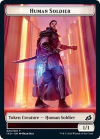 Human Soldier (005) // Zombie Double-sided Token [Commander 2020] | Mindsight Gaming