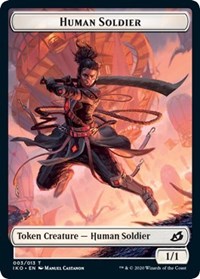 Human Soldier (003) // Zombie Double-sided Token [Commander 2020] | Mindsight Gaming