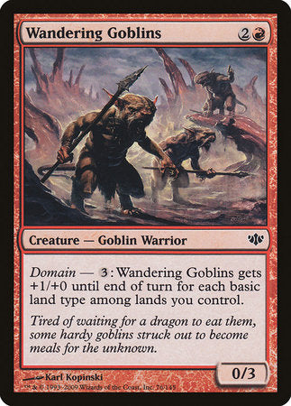 Wandering Goblins [Conflux] | Mindsight Gaming