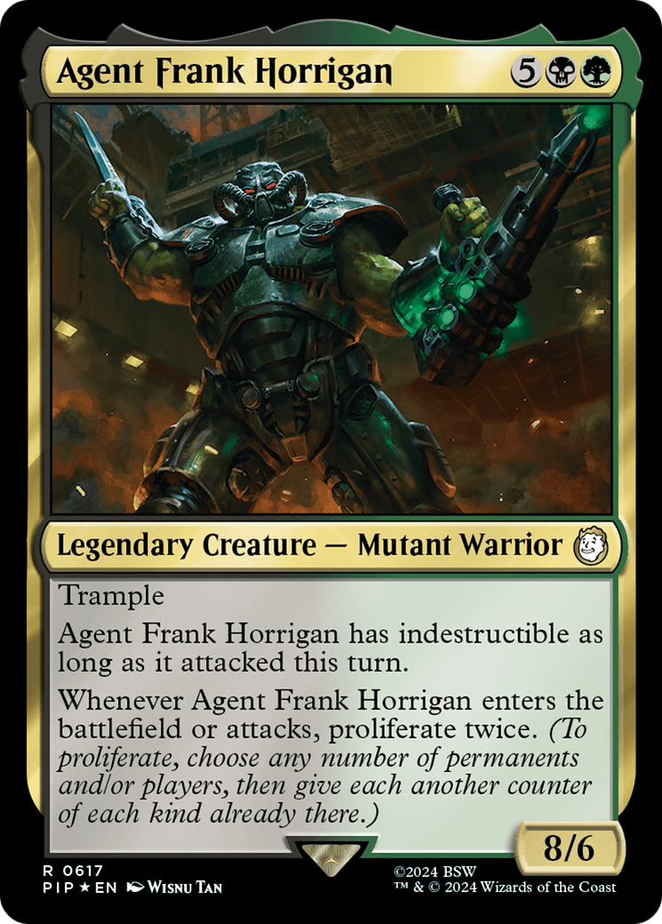 Agent Frank Horrigan (Surge Foil) [Fallout] | Mindsight Gaming