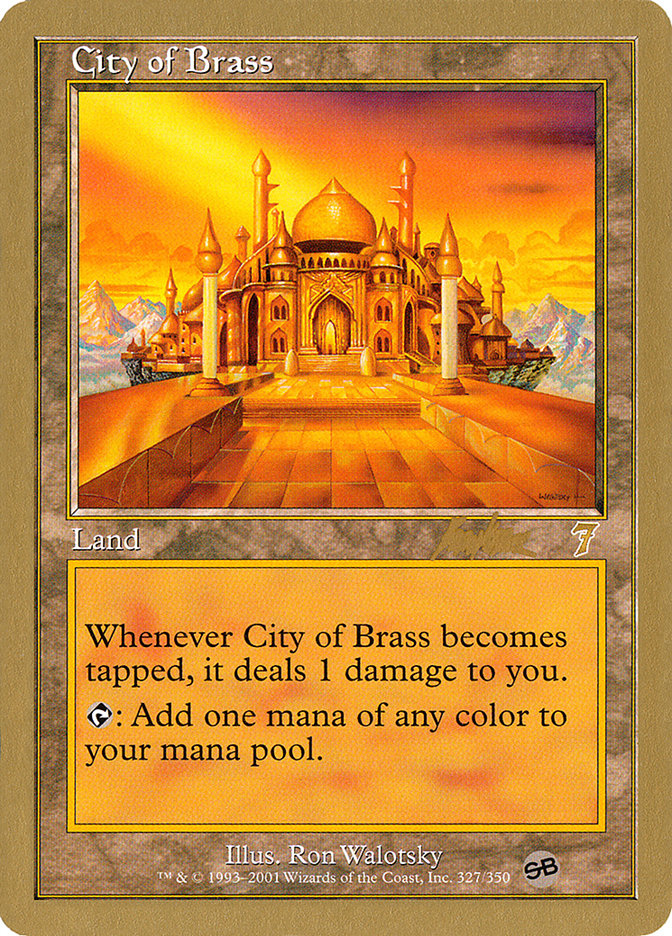 City of Brass (Brian Kibler) (SB) [World Championship Decks 2002] | Mindsight Gaming