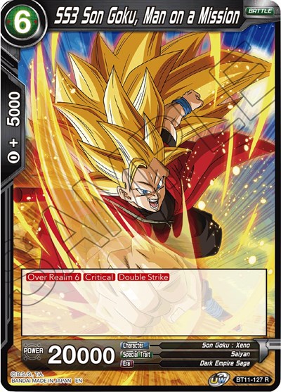 SS3 Son Goku, Man on a Mission [BT11-127] | Mindsight Gaming