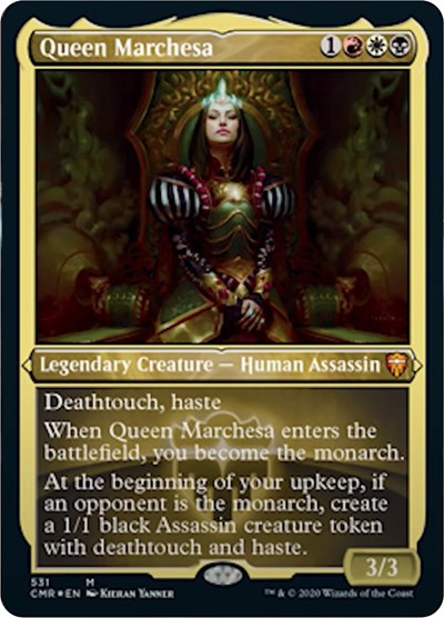 Queen Marchesa (Foil Etched) [Commander Legends] | Mindsight Gaming