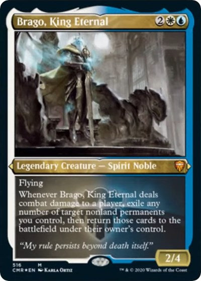 Brago, King Eternal (Foil Etched) [Commander Legends] | Mindsight Gaming