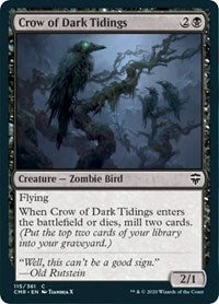 Crow of Dark Tidings [Commander Legends] | Mindsight Gaming