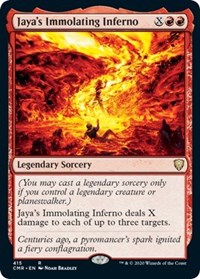 Jaya's Immolating Inferno [Commander Legends] | Mindsight Gaming