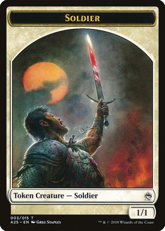 Soldier Token (003) [Masters 25 Tokens] | Mindsight Gaming