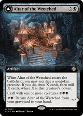 Altar of the Wretched // Wretched Bonemass (Extended Art) [The Lost Caverns of Ixalan Commander] | Mindsight Gaming