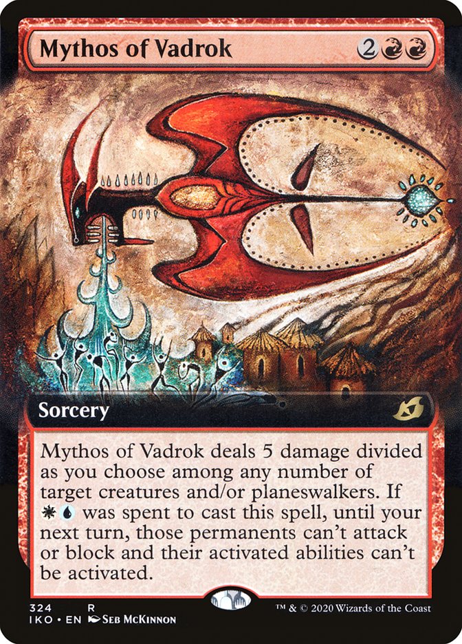 Mythos of Vadrok (Extended Art) [Ikoria: Lair of Behemoths] | Mindsight Gaming