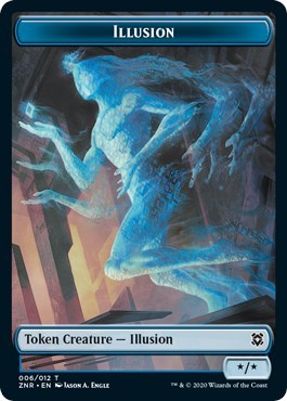 Illusion // Pegasus Double-sided Token (Challenger 2021) [Unique and Miscellaneous Promos] | Mindsight Gaming