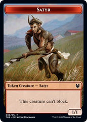 Satyr // Goblin Construct Double-sided Token (Challenger 2021) [Unique and Miscellaneous Promos] | Mindsight Gaming