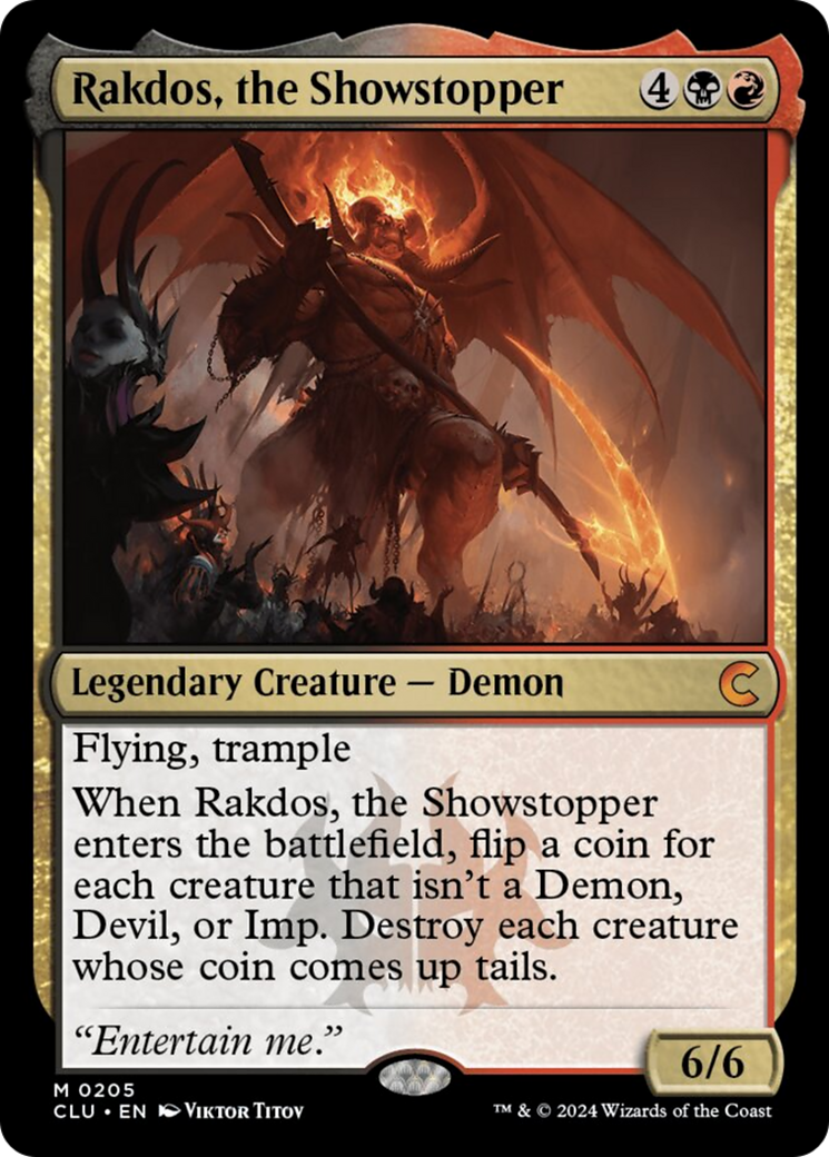 Rakdos, the Showstopper [Ravnica: Clue Edition] | Mindsight Gaming
