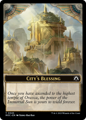 Elephant // City's Blessing Double-Sided Token [March of the Machine Commander Tokens] | Mindsight Gaming