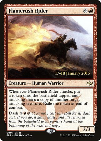 Flamerush Rider [Fate Reforged Promos] | Mindsight Gaming
