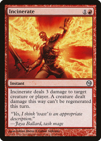 Incinerate [Duels of the Planeswalkers] | Mindsight Gaming