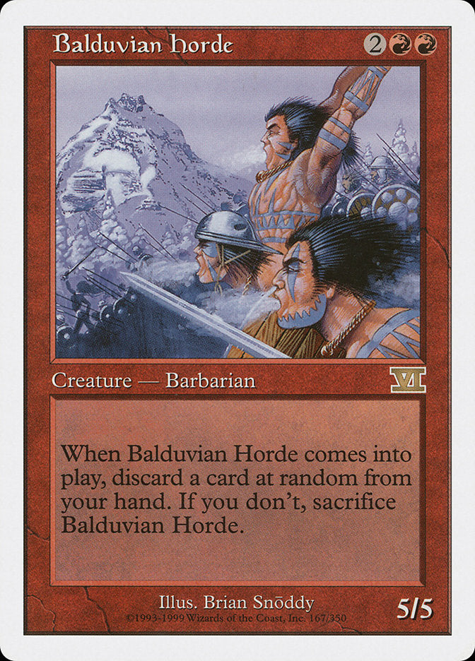 Balduvian Horde [Classic Sixth Edition] | Mindsight Gaming