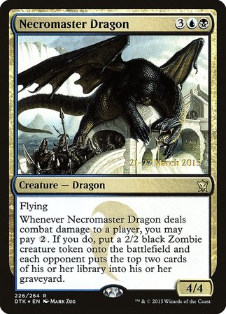 Necromaster Dragon [Dragons of Tarkir Promos] | Mindsight Gaming