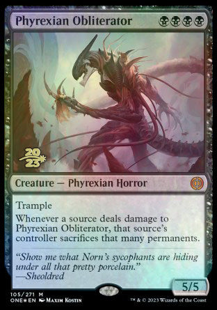 Phyrexian Obliterator [Phyrexia: All Will Be One Prerelease Promos] | Mindsight Gaming