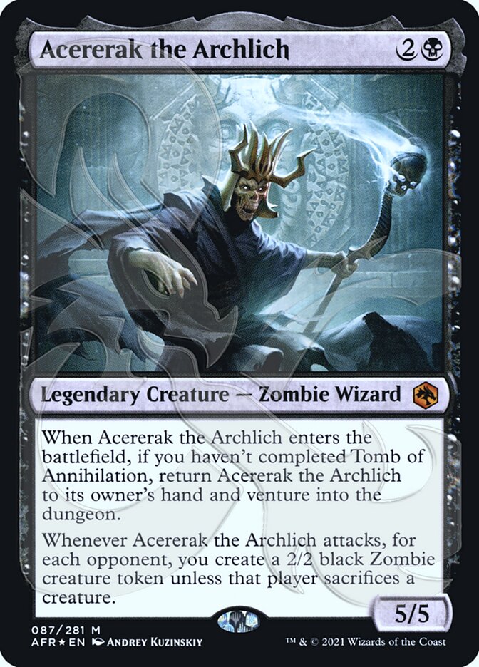 Acererak the Archlich (Ampersand Promo) [Dungeons & Dragons: Adventures in the Forgotten Realms Promos] | Mindsight Gaming