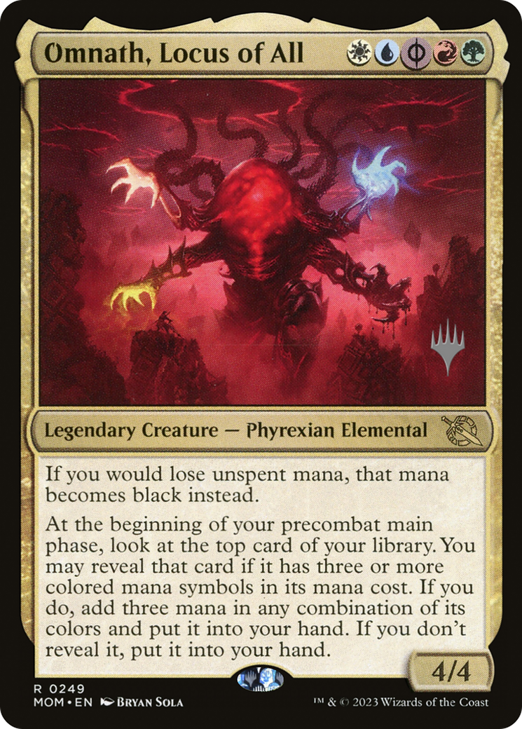 Omnath, Locus of All (Promo Pack) [March of the Machine Promos] | Mindsight Gaming