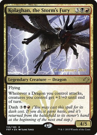 Kolaghan, the Storm's Fury [Fate Reforged Promos] | Mindsight Gaming
