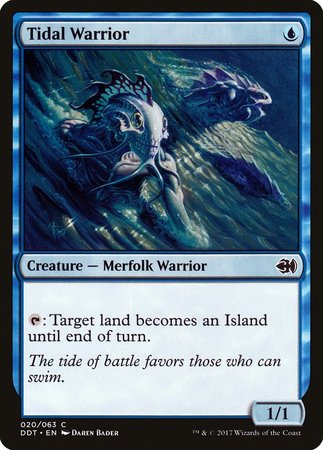 Tidal Warrior [Duel Decks: Merfolk vs. Goblins] | Mindsight Gaming