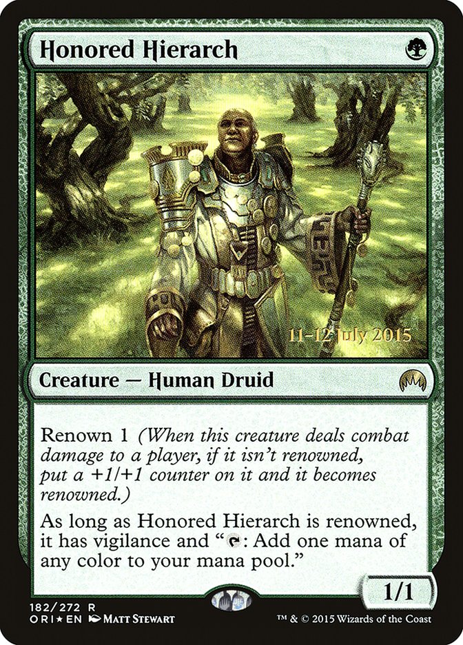 Honored Hierarch [Magic Origins Prerelease Promos] | Mindsight Gaming