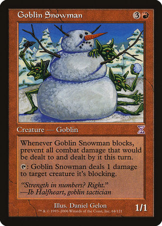 Goblin Snowman [Time Spiral Timeshifted] | Mindsight Gaming