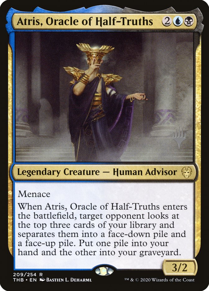 Atris, Oracle of Half-Truths (Promo Pack) [Theros Beyond Death Promos] | Mindsight Gaming