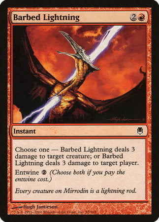 Barbed Lightning [Darksteel] | Mindsight Gaming