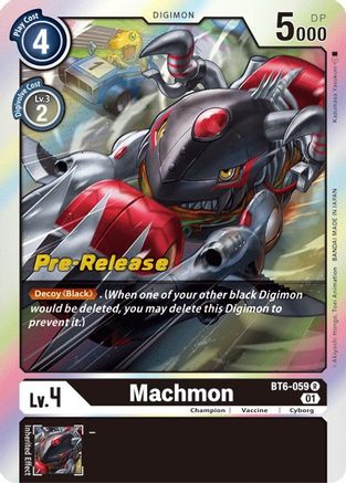 Machmon [BT6-059] [Double Diamond Prerelease Cards] | Mindsight Gaming