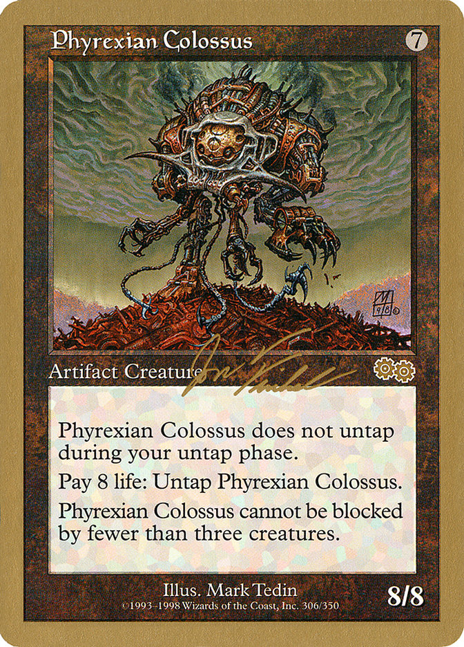 Phyrexian Colossus (Jon Finkel) [World Championship Decks 2000] | Mindsight Gaming