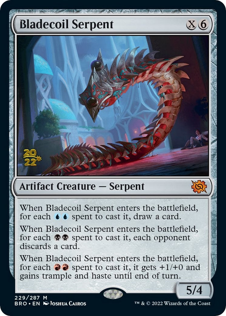 Bladecoil Serpent [The Brothers' War: Prerelease Promos] | Mindsight Gaming