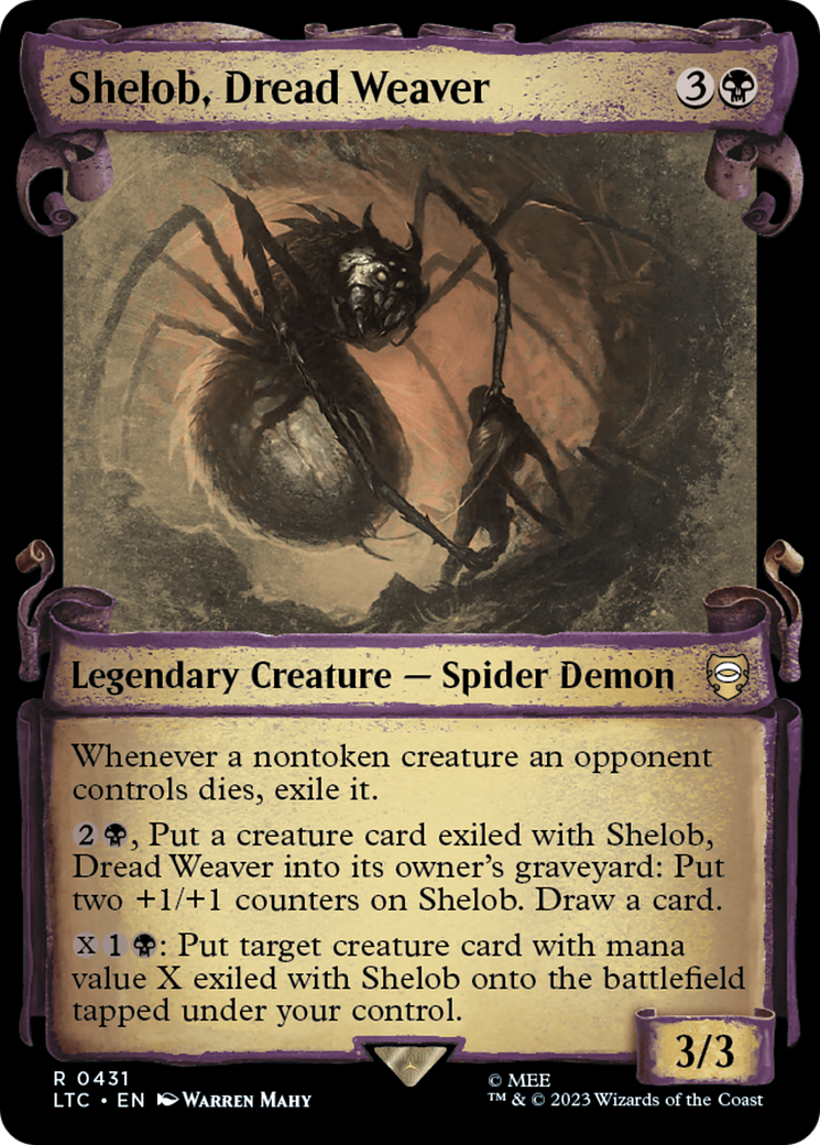 Shelob, Dread Weaver [The Lord of the Rings: Tales of Middle-Earth Commander Showcase Scrolls] | Mindsight Gaming