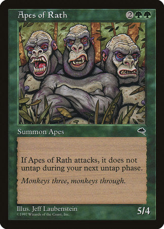 Apes of Rath [Tempest] | Mindsight Gaming