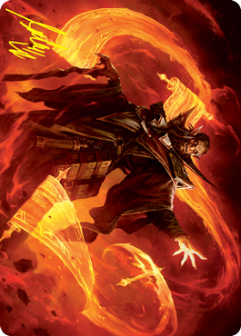 Plargg, Dean of Chaos Art Card (Gold-Stamped Signature) [Strixhaven: School of Mages Art Series] | Mindsight Gaming