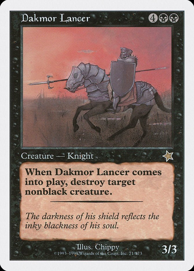 Dakmor Lancer [Starter 1999] | Mindsight Gaming