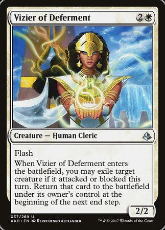 Vizier of Deferment [Amonkhet] | Mindsight Gaming